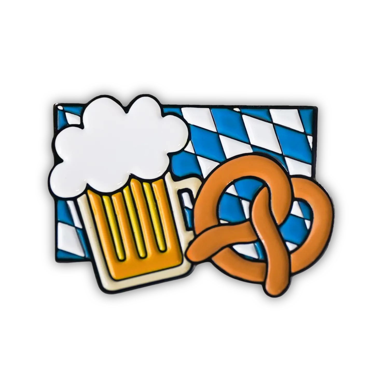 Bayern Bier Brezel Anstecknadel