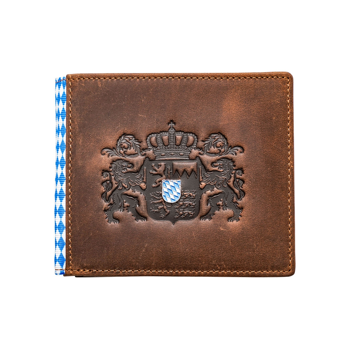 Bayern Geldtasche Vintage Leder