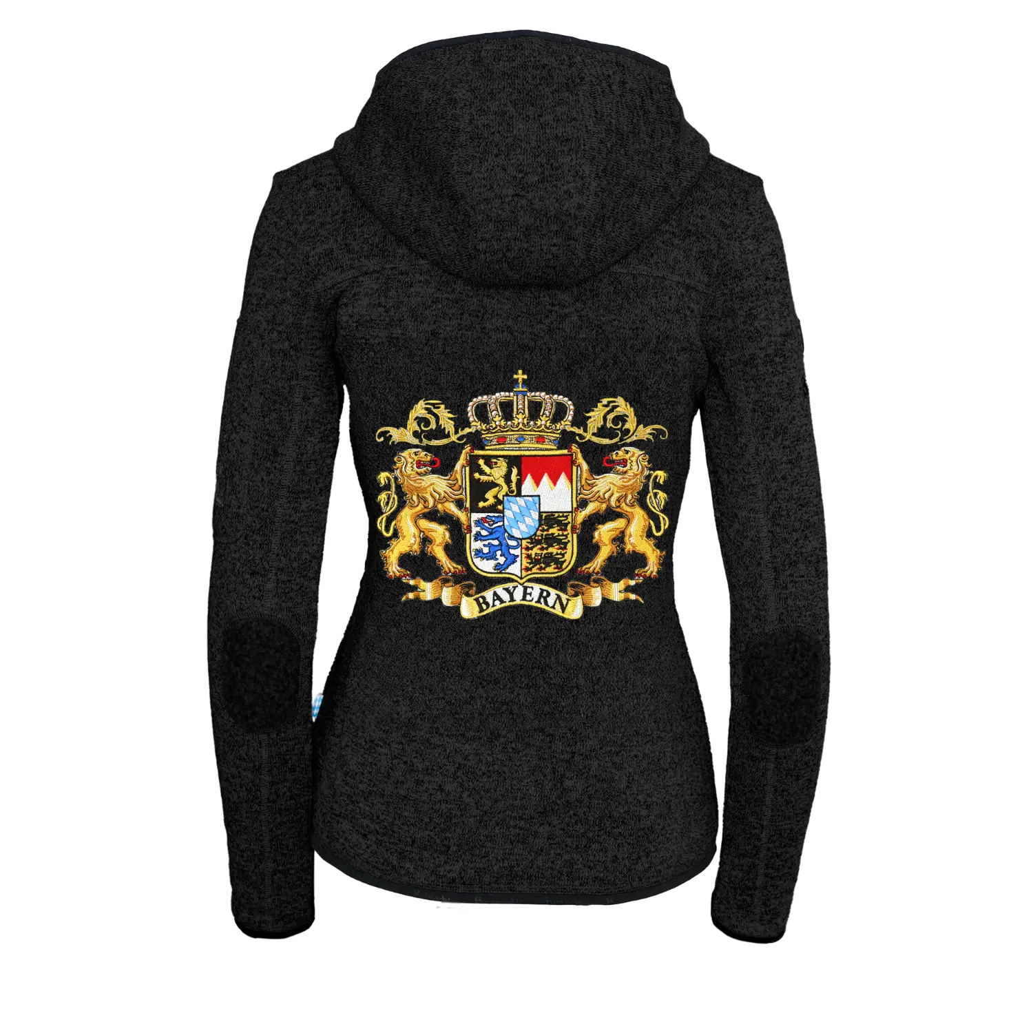 Bayern Fleece Jacke Damen schwarz #Farbe_Schwarz