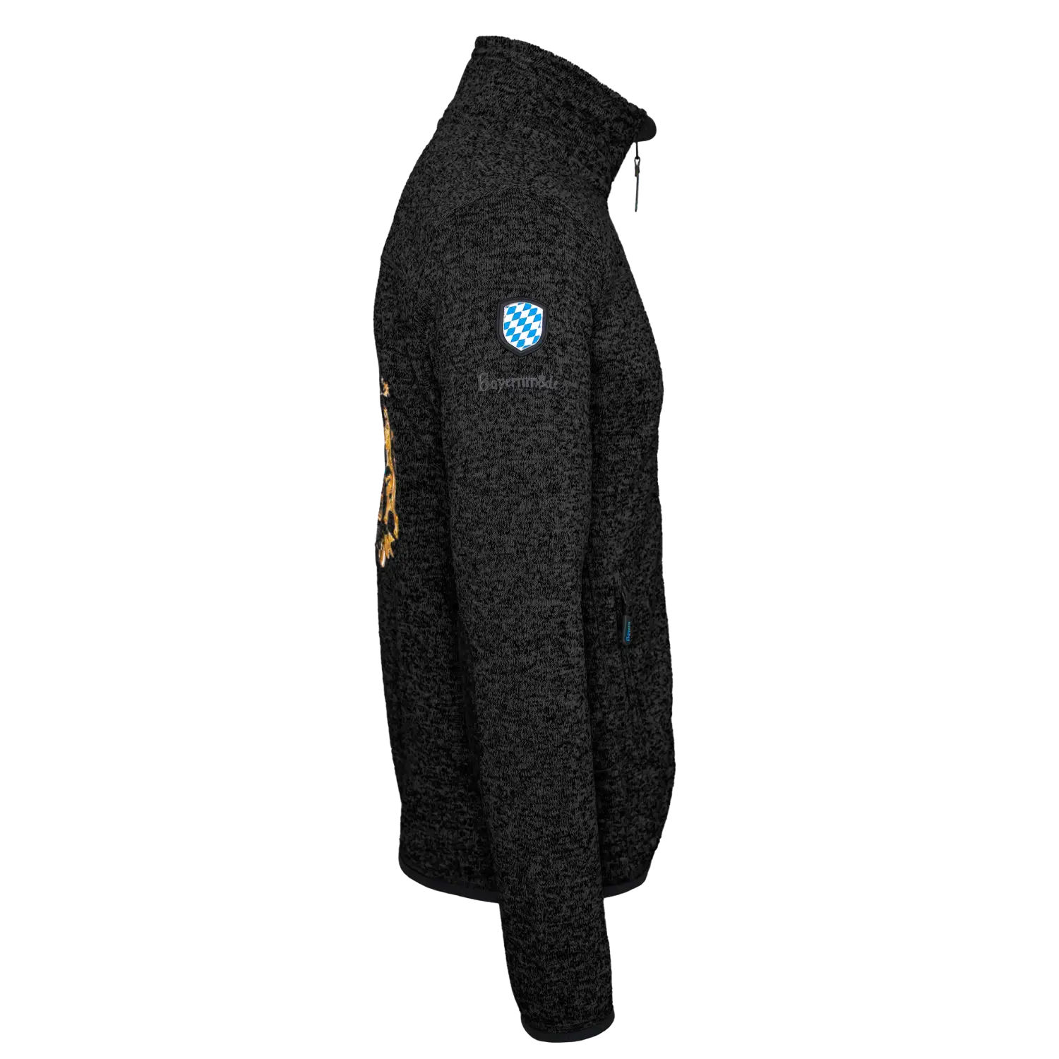 Bayern Fleece Weste schwarz #Farbe_Schwarz