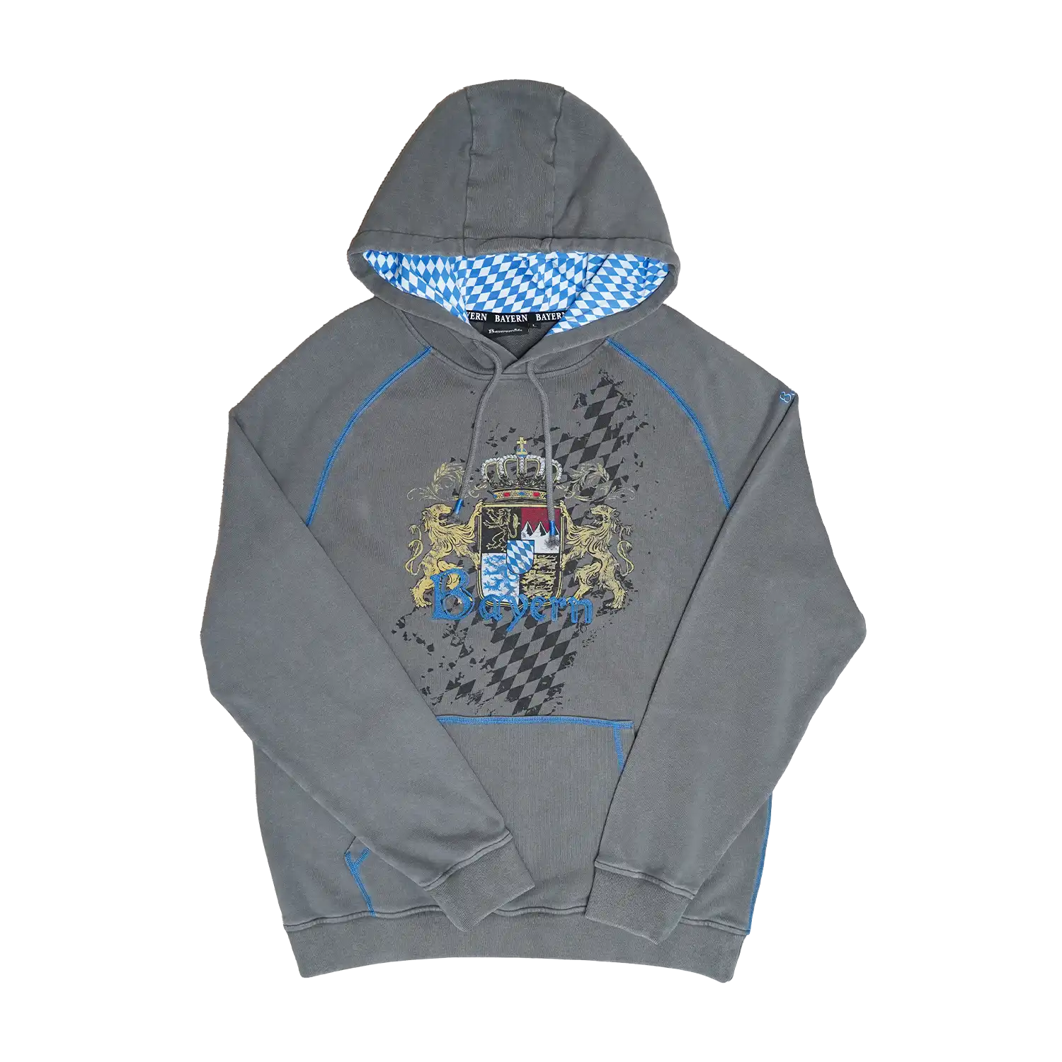 Bayern Hoodie grau Hoamatkult