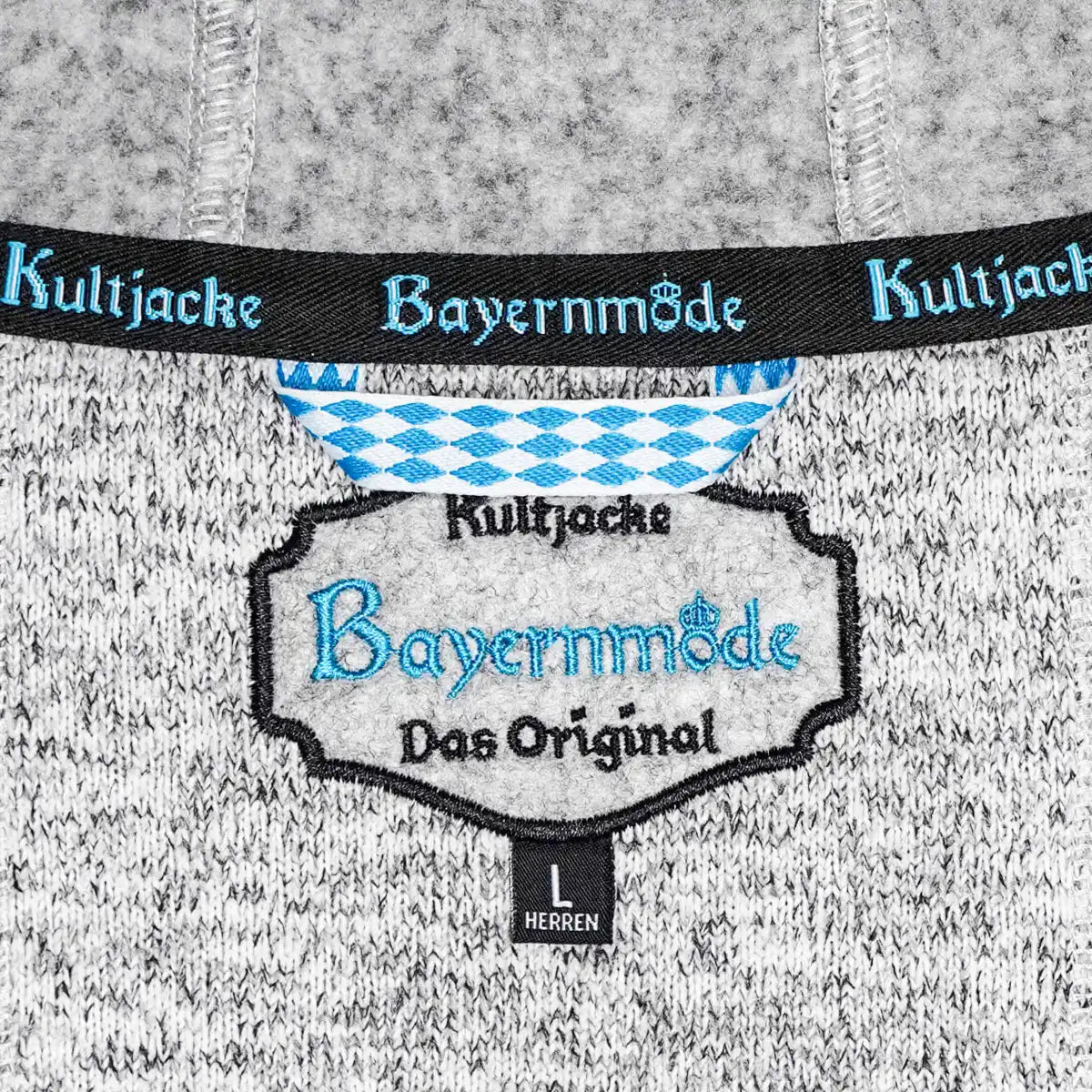 Bayern Jacke Label #Farbe_Hellgrau