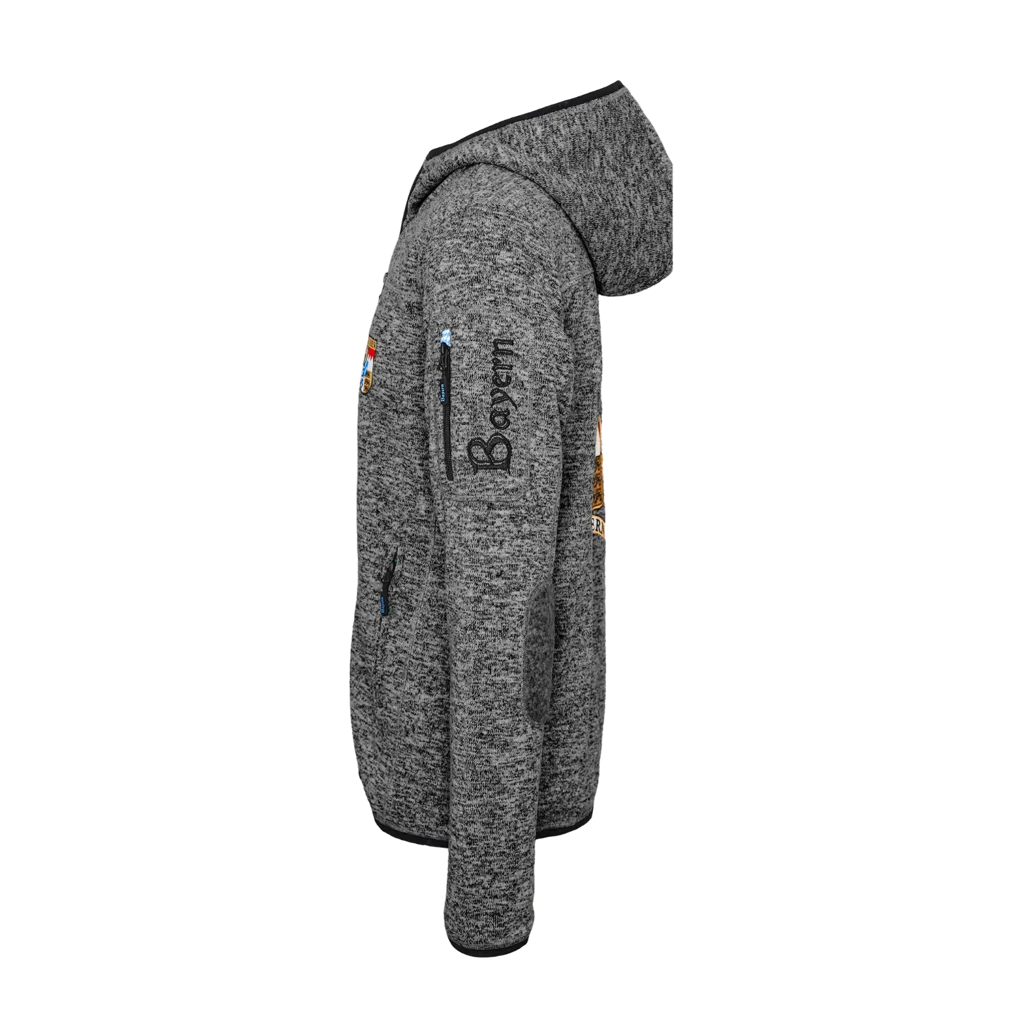 Bayern Kapuzenjacke Tracht Dunkelgrau#Farbe_Dunkelgrau