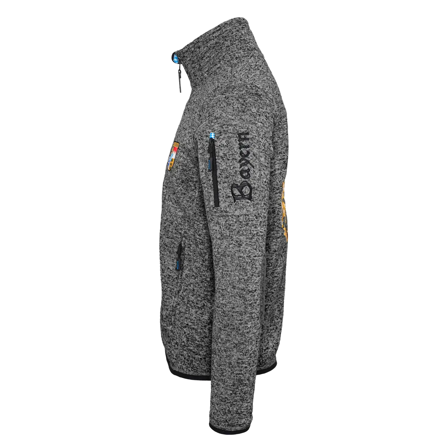 Bayern Kultjacke ohne Kapuze dunkelgrau #Farbe_Dunkelgrau