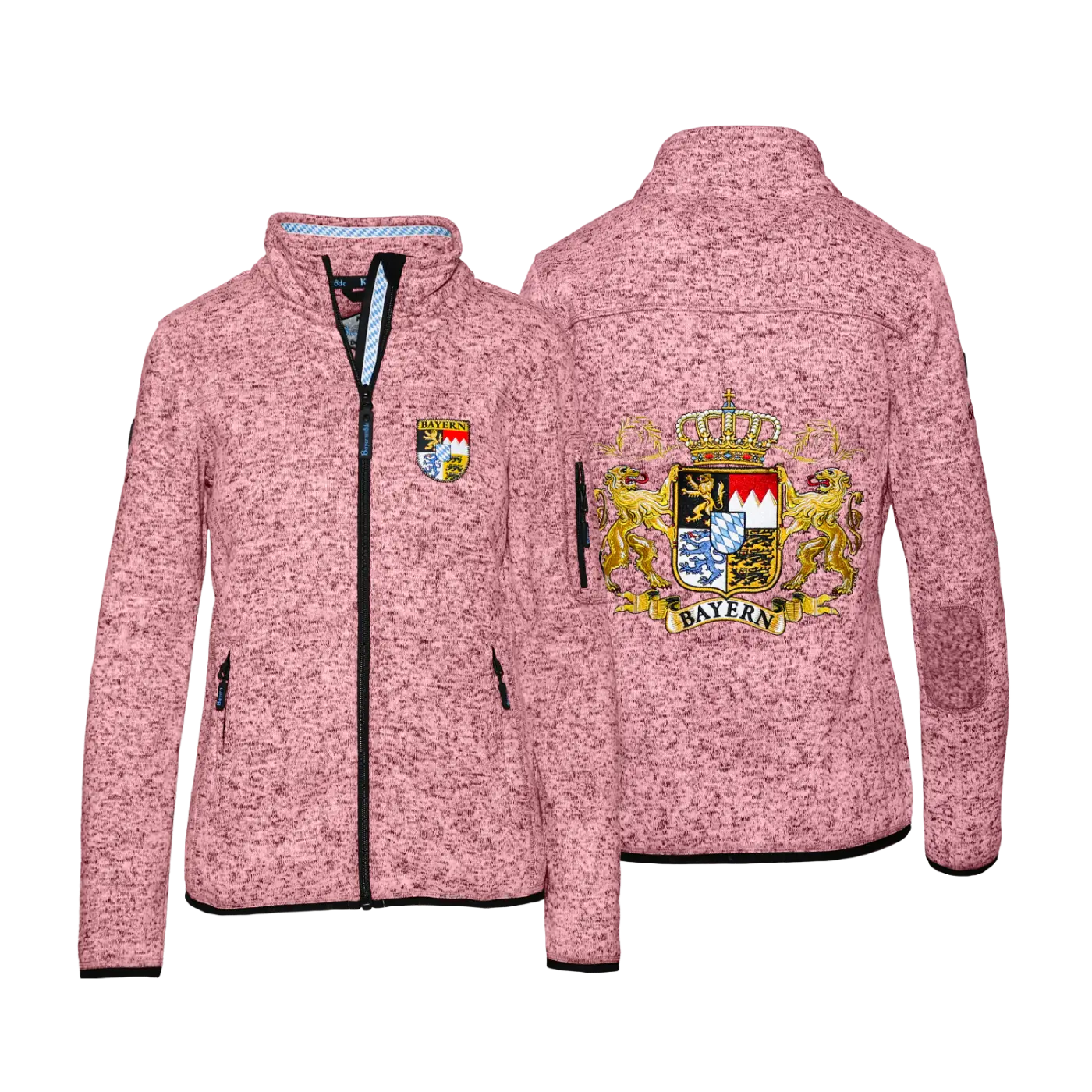 Bayern Kultjacke ohne Kapuze rosa Damen #Farbe_Rosa