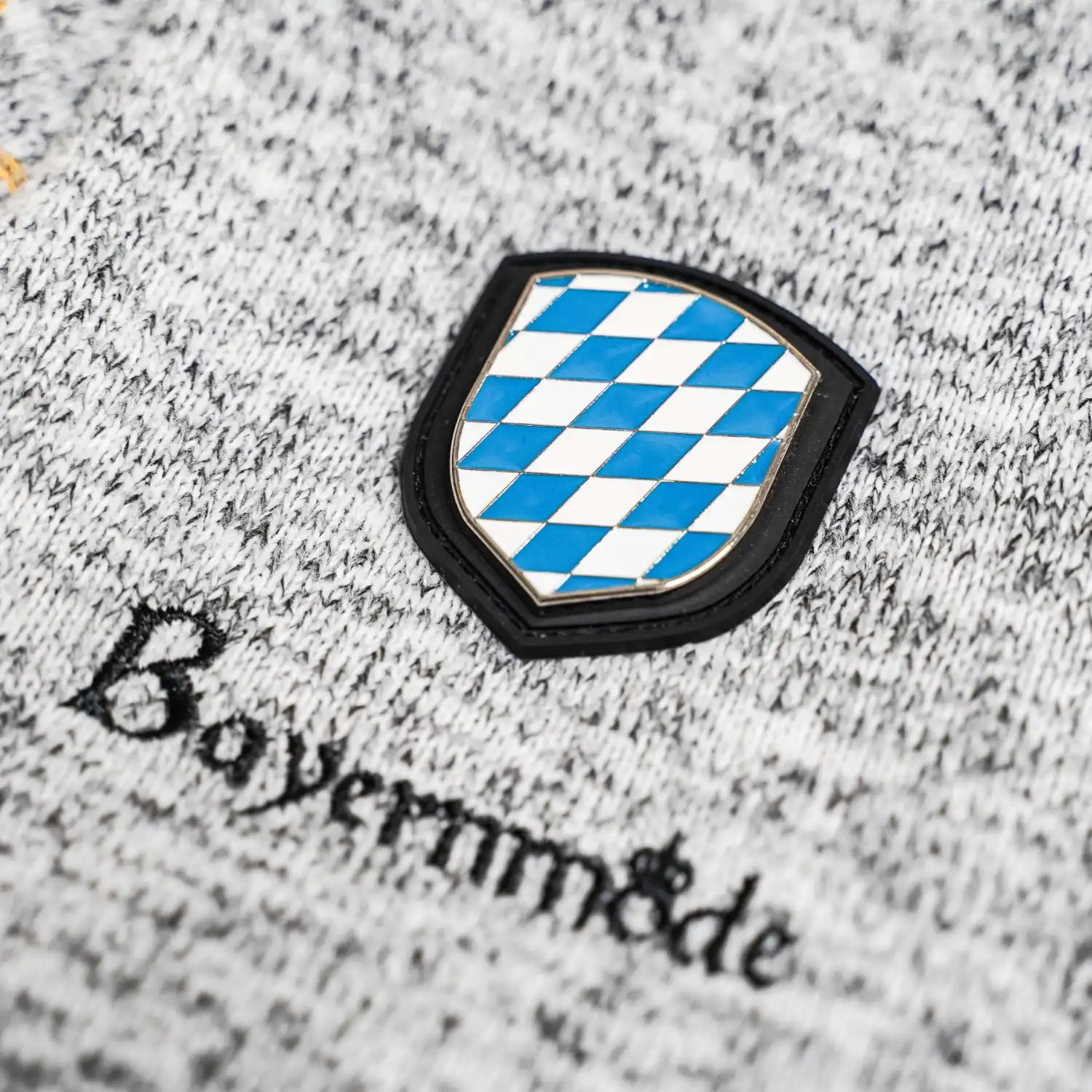 Bayern Metallemblem #Farbe_Hellgrau