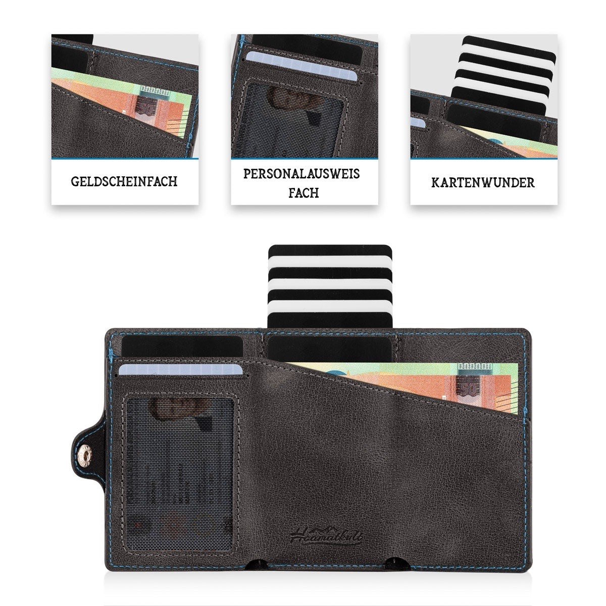 bayern-smart-wallet-echtleder-geldboerse #Farbe_Schwarz Leder