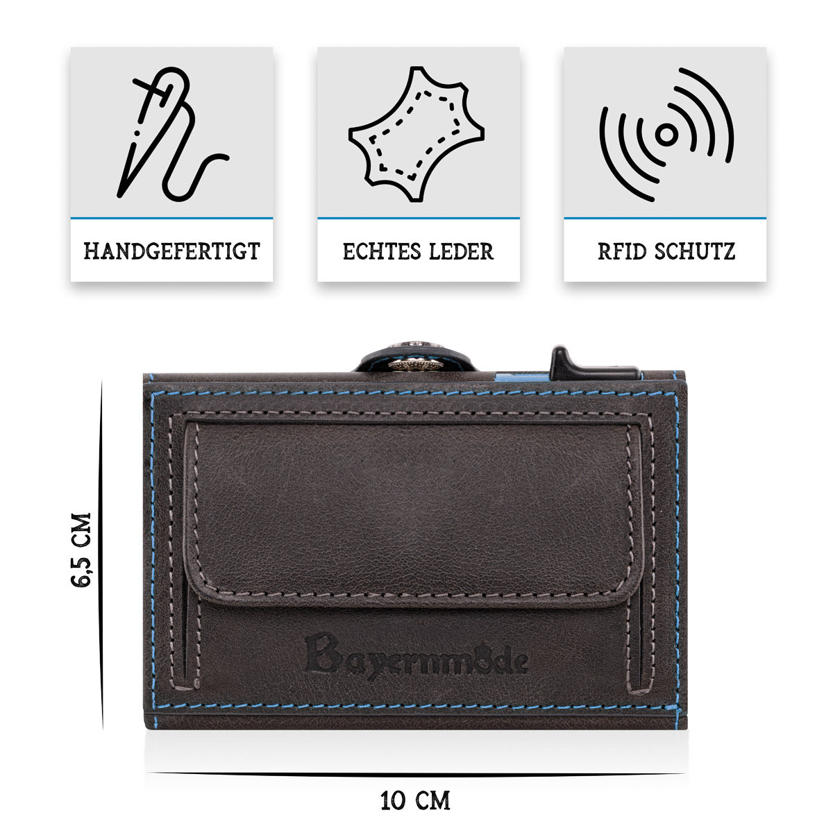bayern-smart-wallet-geldtasche #Farbe_Schwarz Leder
