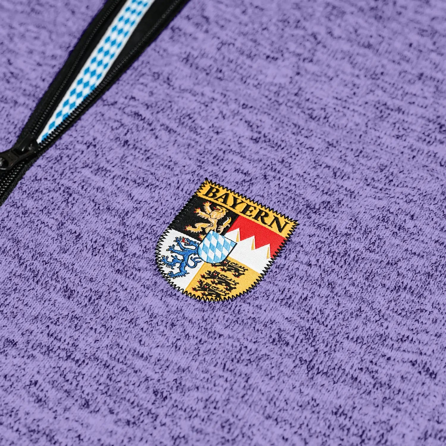 Bayern Stickerei Kultjacke lila #Farbe_Lila