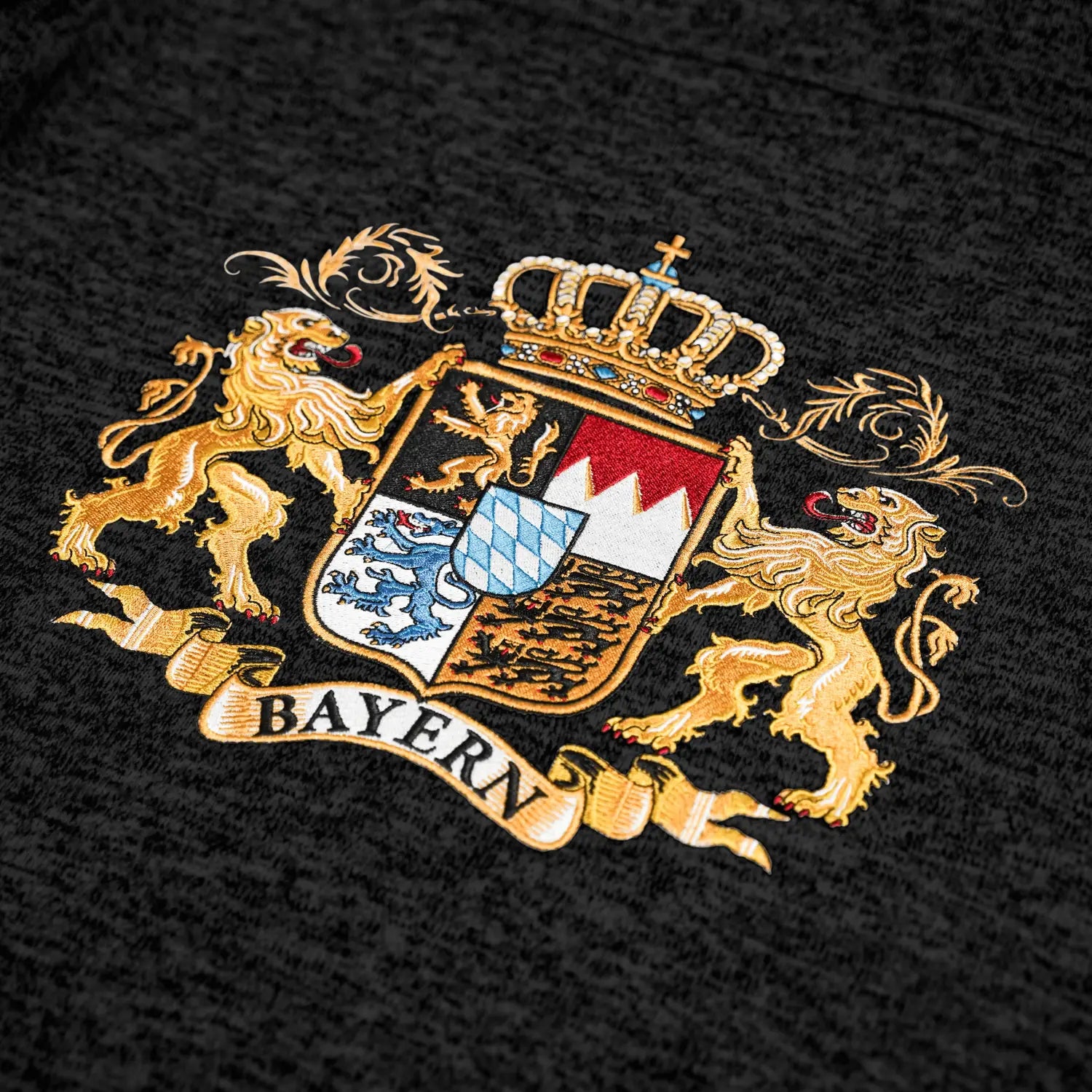 Bayern Stickerei #Farbe_Schwarz