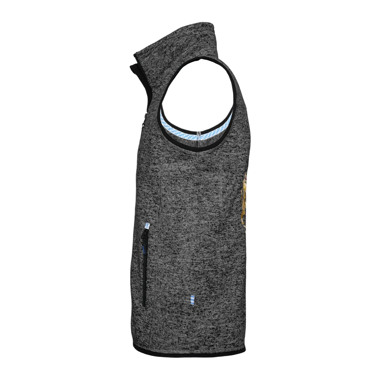 Bayern Weste ärmellos Herren #Farbe_Dunkelgrau