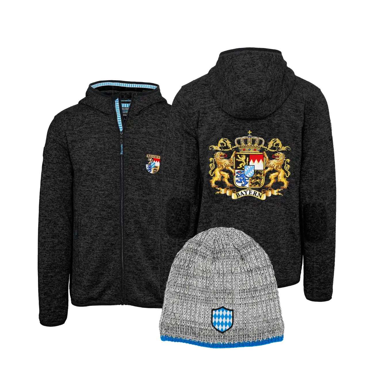 Bayern Winter Deal Kultjacke Beanie schwarz #Farbe_Schwarz