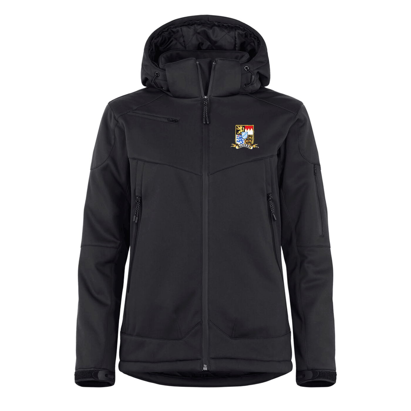 Bayern Winterjacke Damen schwarz