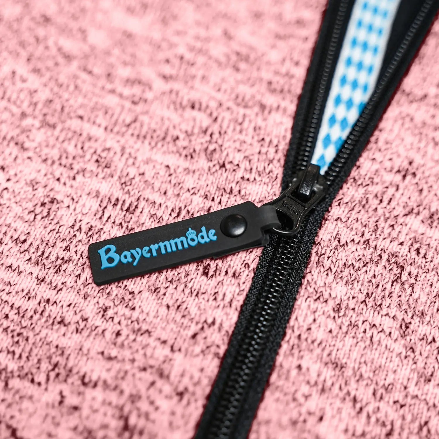 Bayernmode Reissverschluss rosa_#Farbe_Rosa