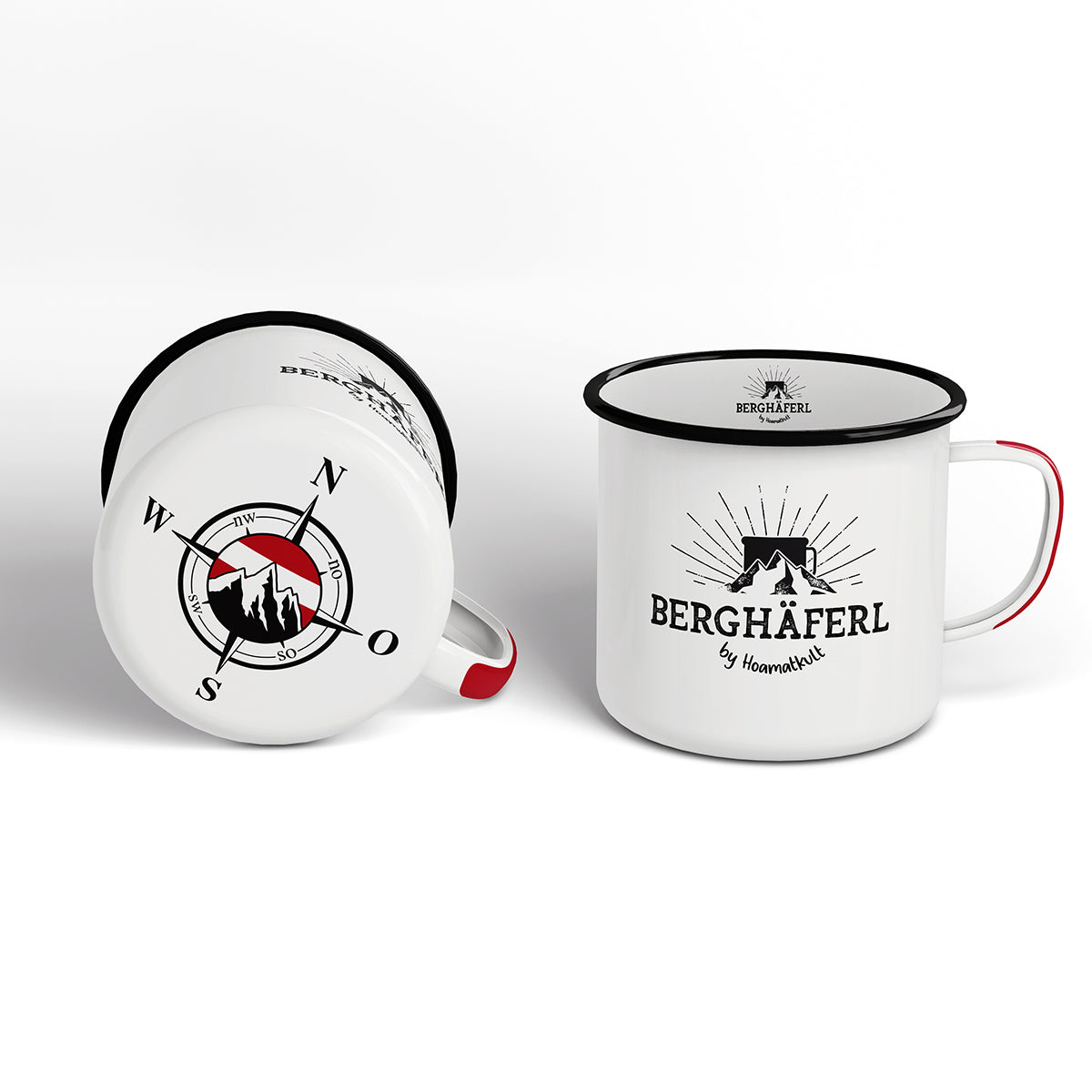 Berghäferl Emaille Tasse - das Original