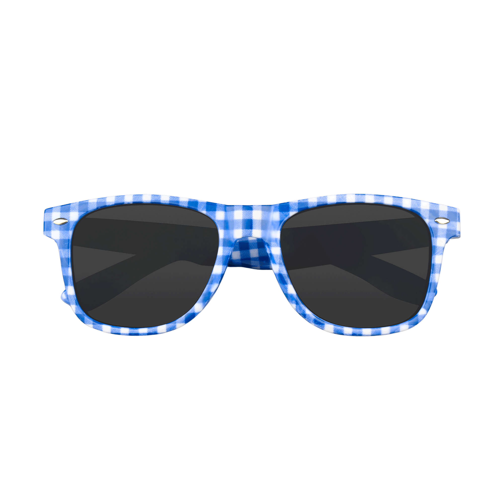 Blaue Karo Sonnenbrille Hoamatkult #Farbe_Dunkelblau