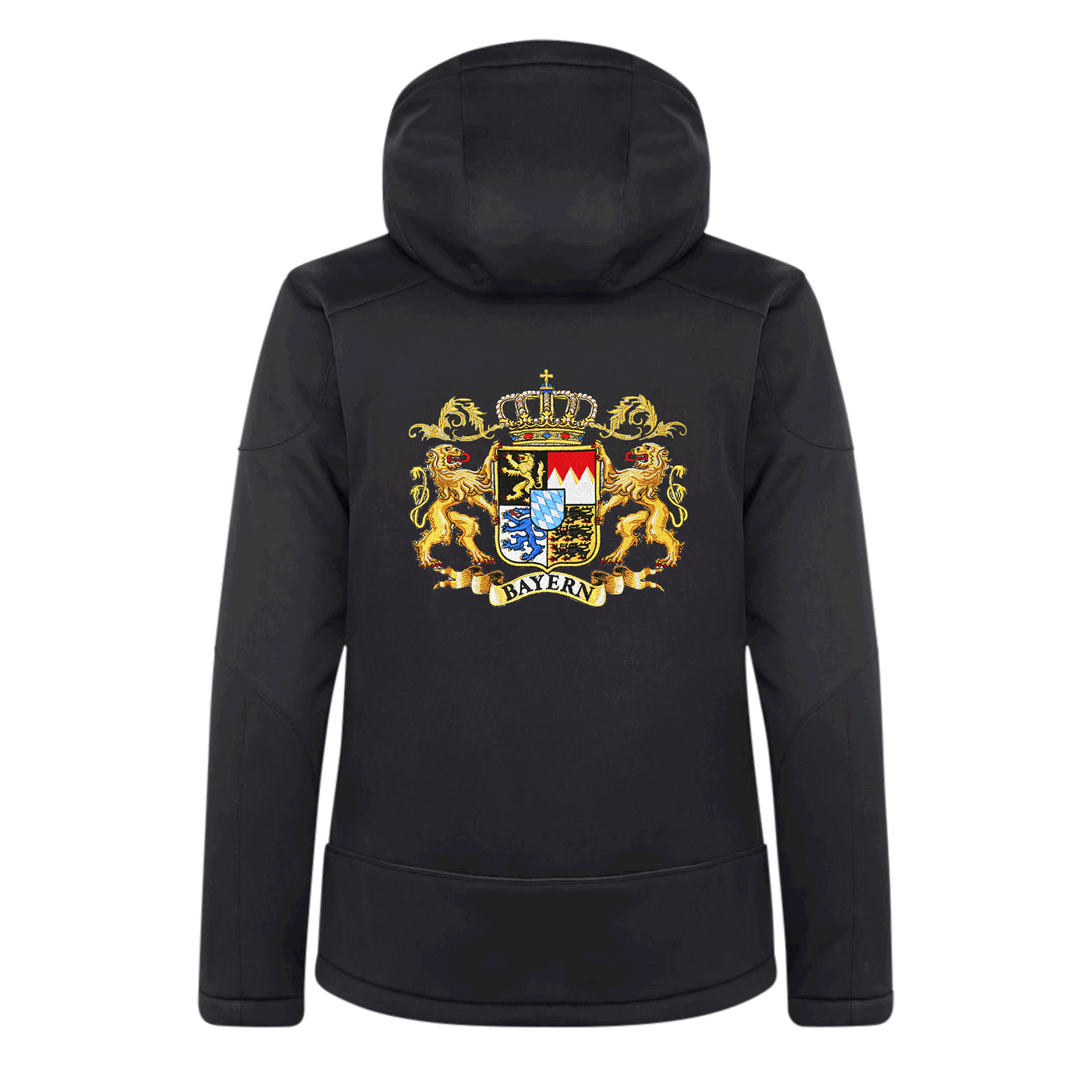 Damen Skijacke schwarz Bayern Stickerei