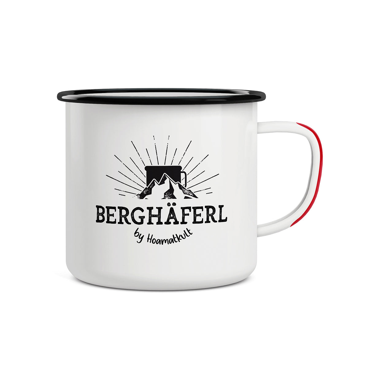 Berghäferl Emaille Tasse - das Original