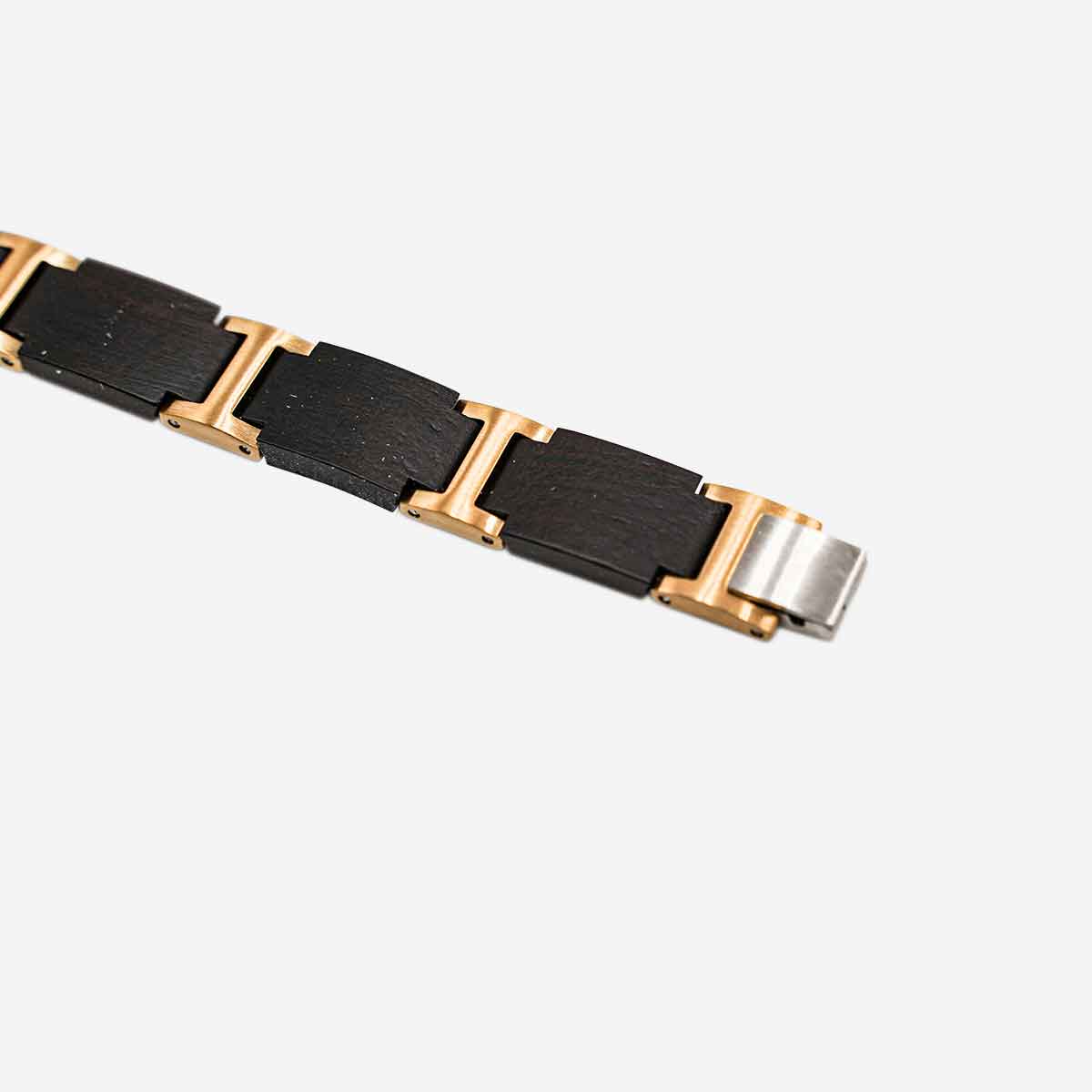 Goldenes Holz Armband