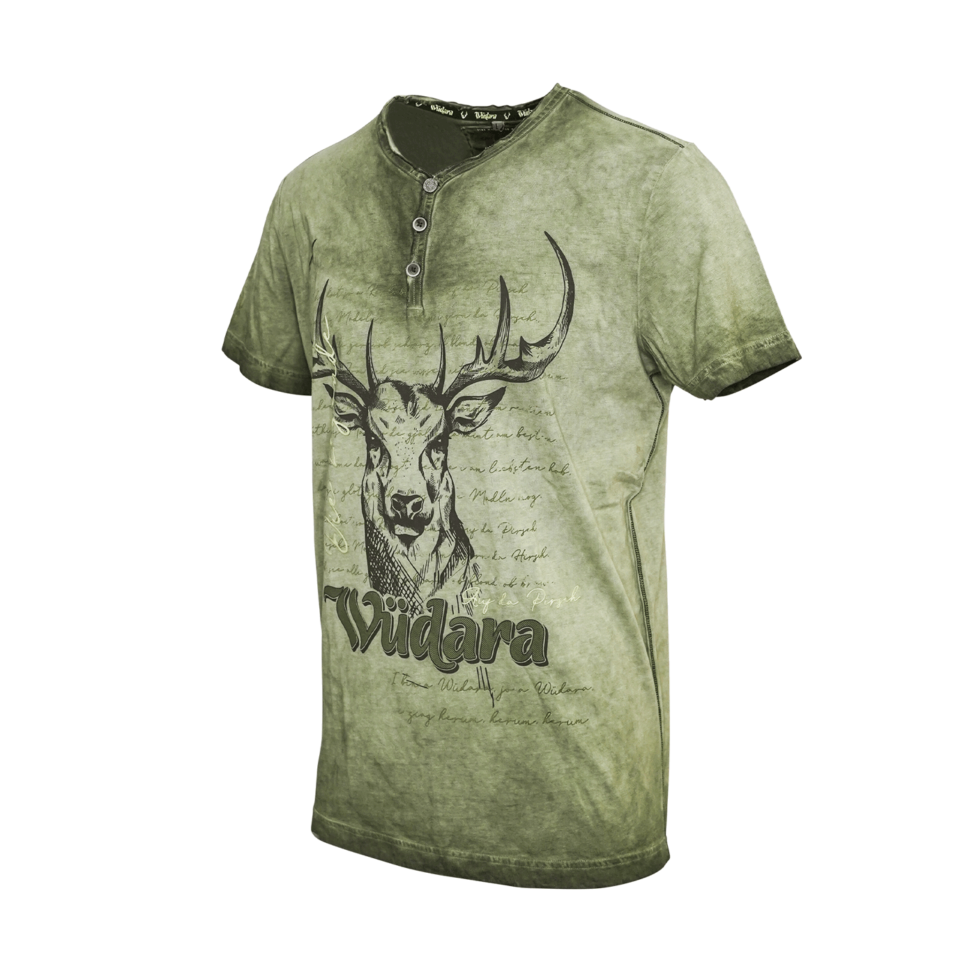 Grünes Herren Shirt Wüdara #Farbe_Grün