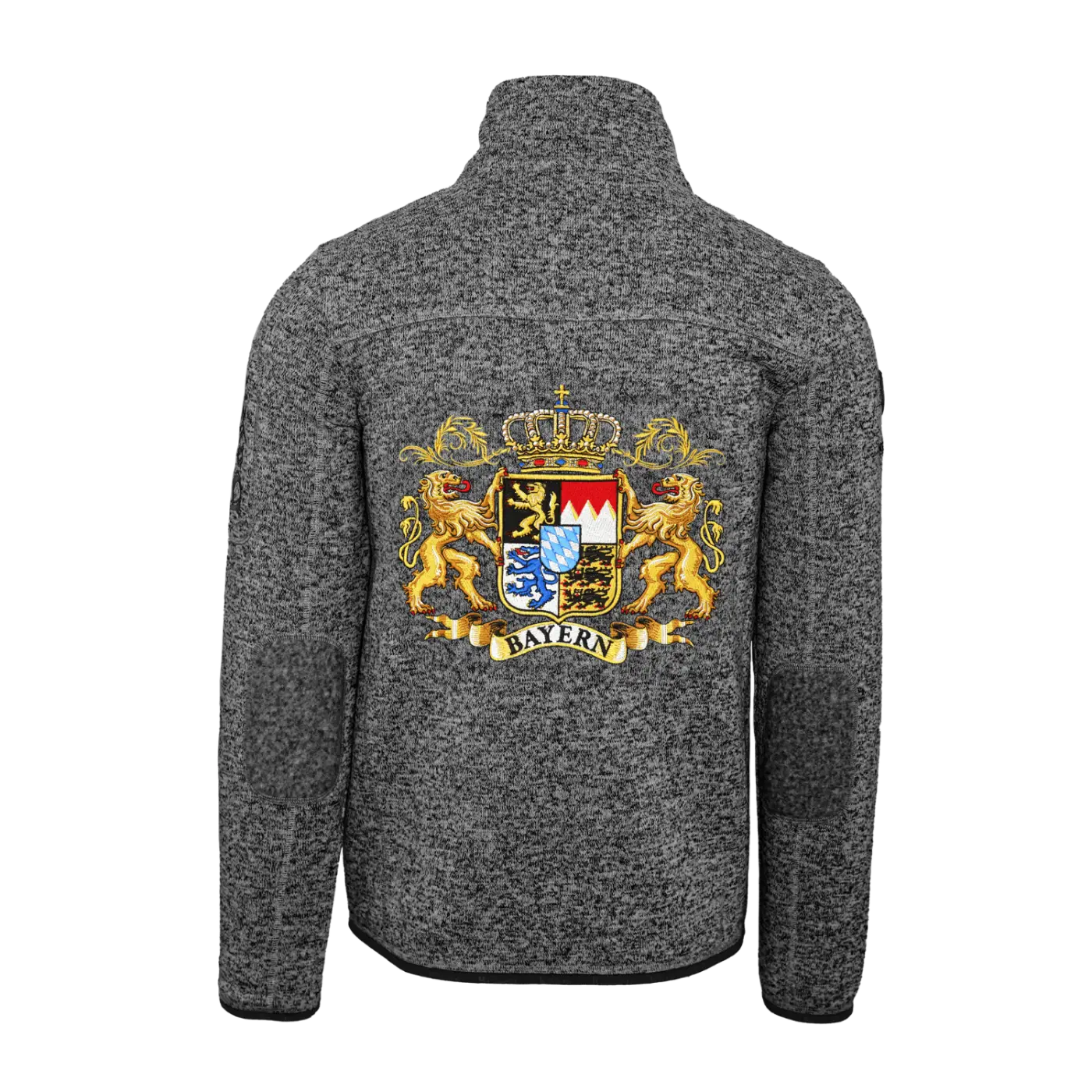 Herren Bayern Fleece Weste dunkelgrau #Farbe_Dunkelgrau