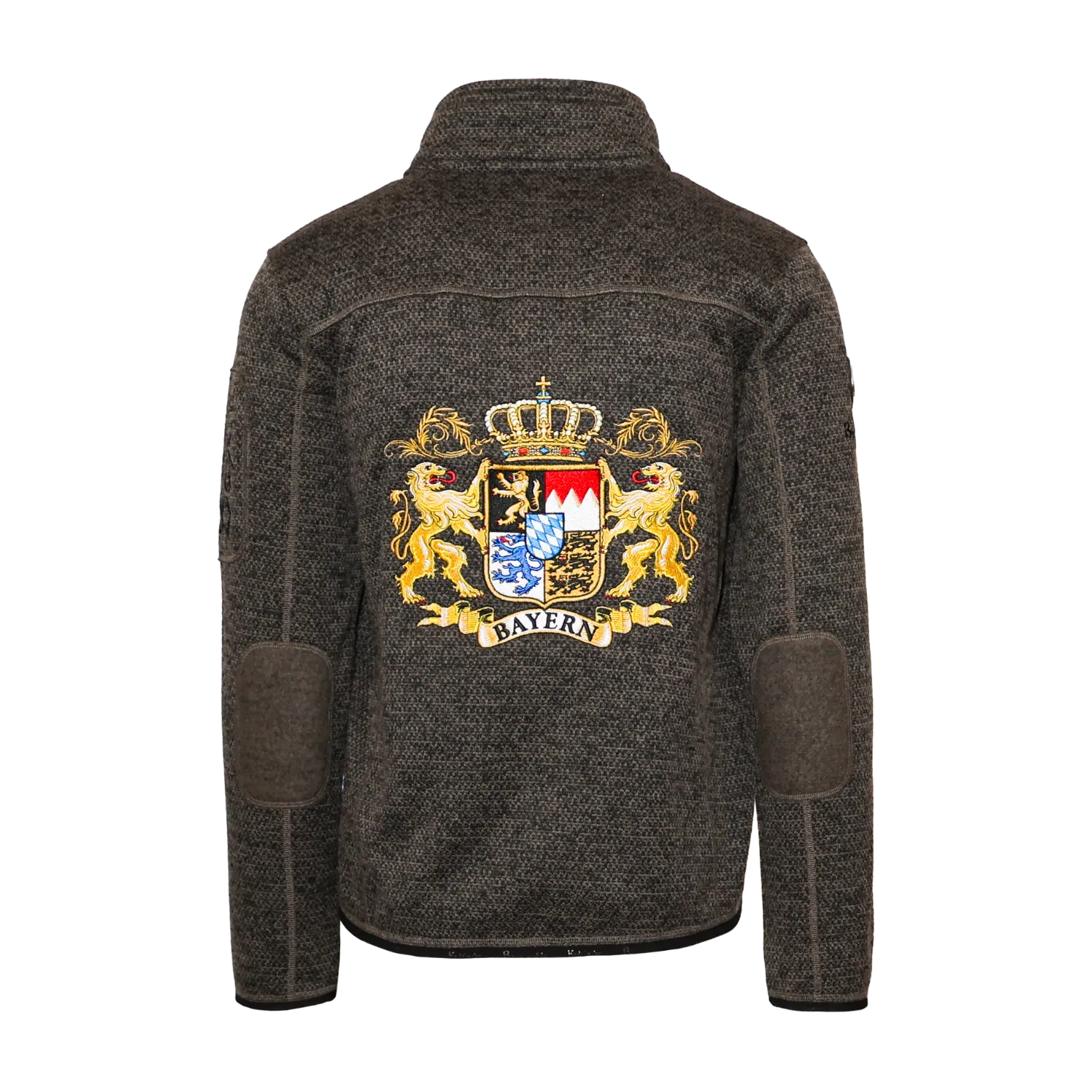 Herren Bayern Kultjacke dunkelbraun #Farbe_Dunkelbraun-Strick
