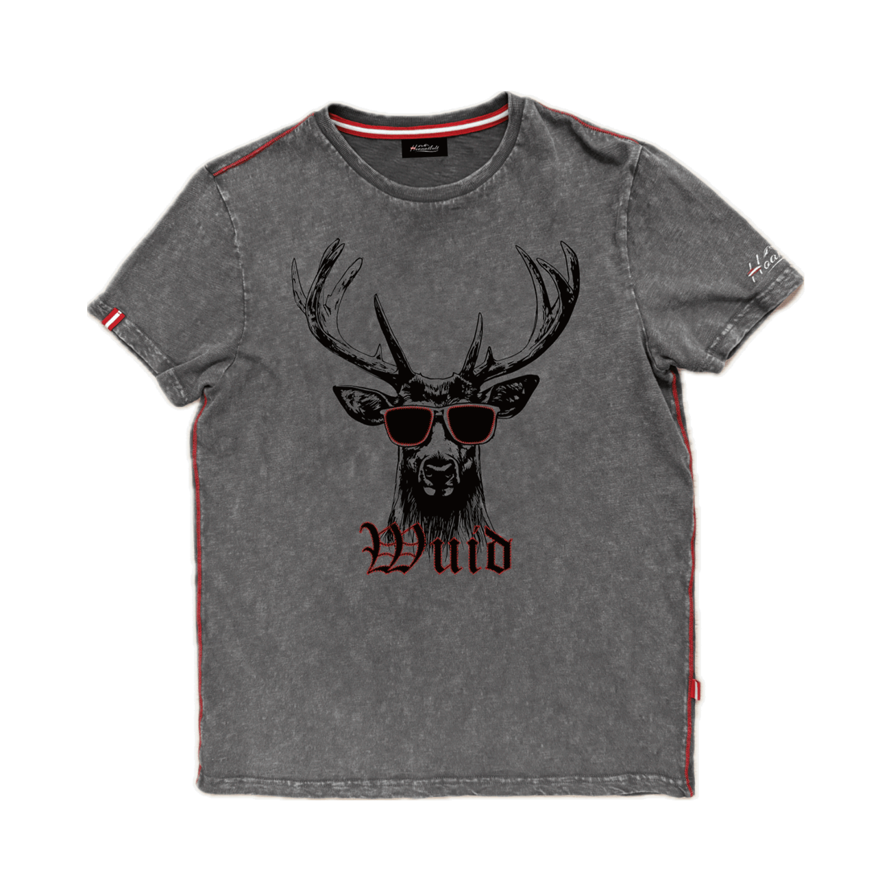 Herren Vintage T-Shirt Tracht Cooler Hirsch