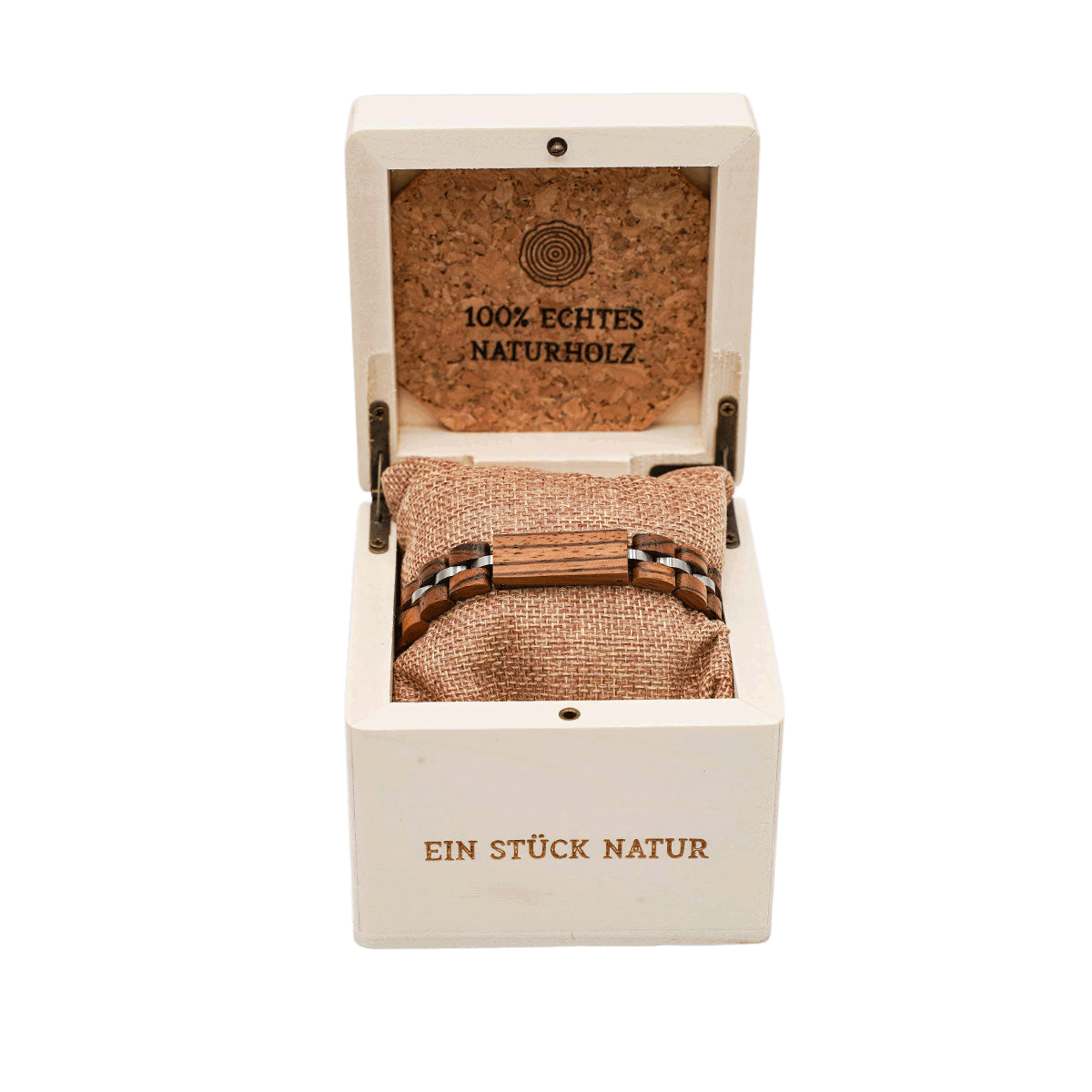Holzarmband mit Geschenkbox
