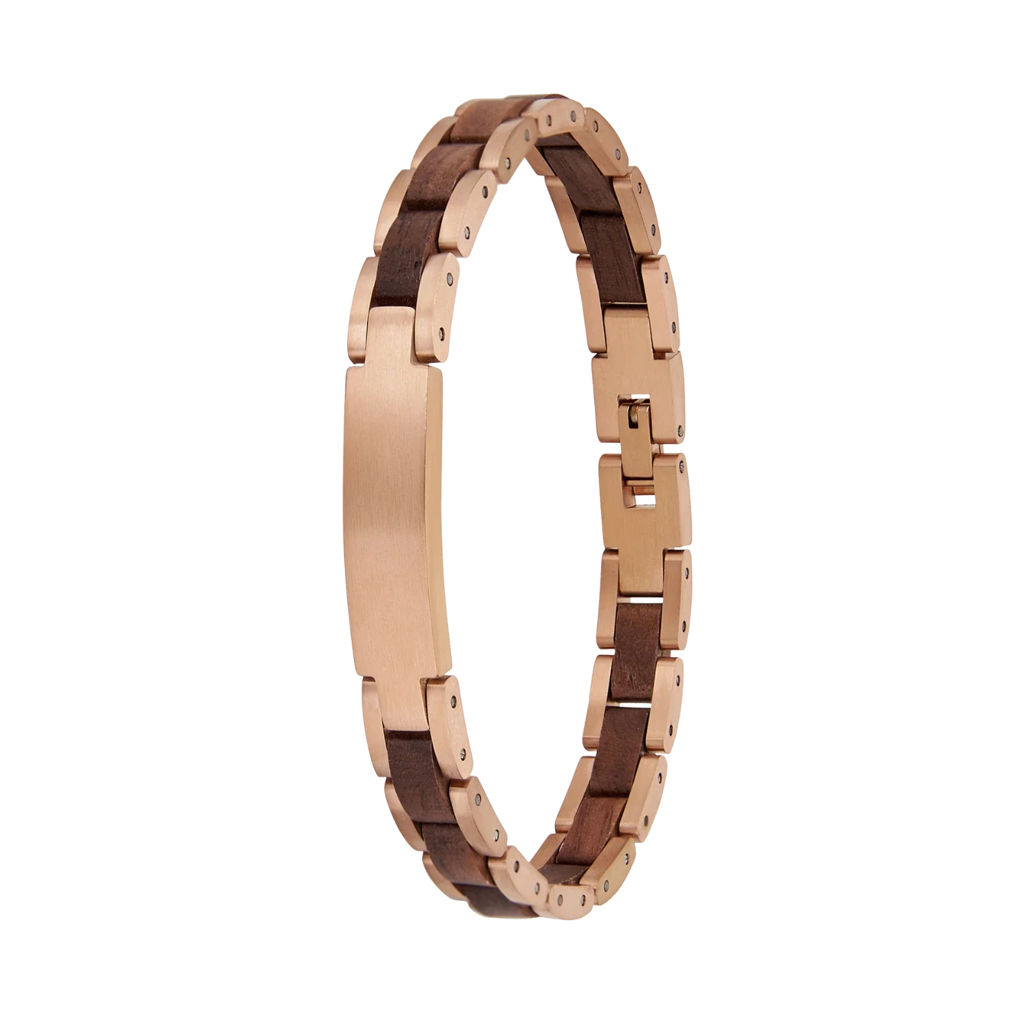 Holzarmband Rosegold Walnuss Hoamatkult