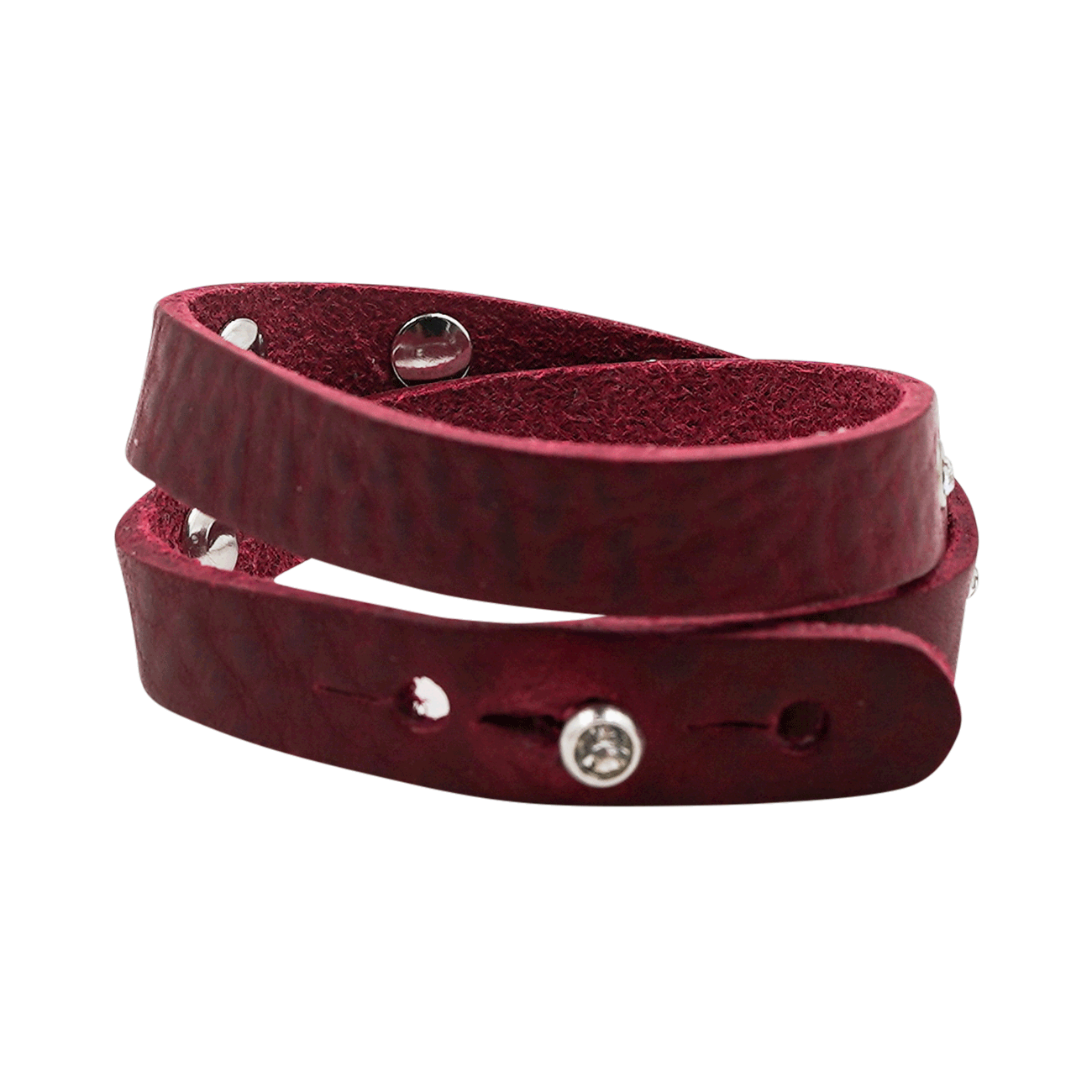 Trachten Armband rot für Damen #Farbe_Dunkelrot