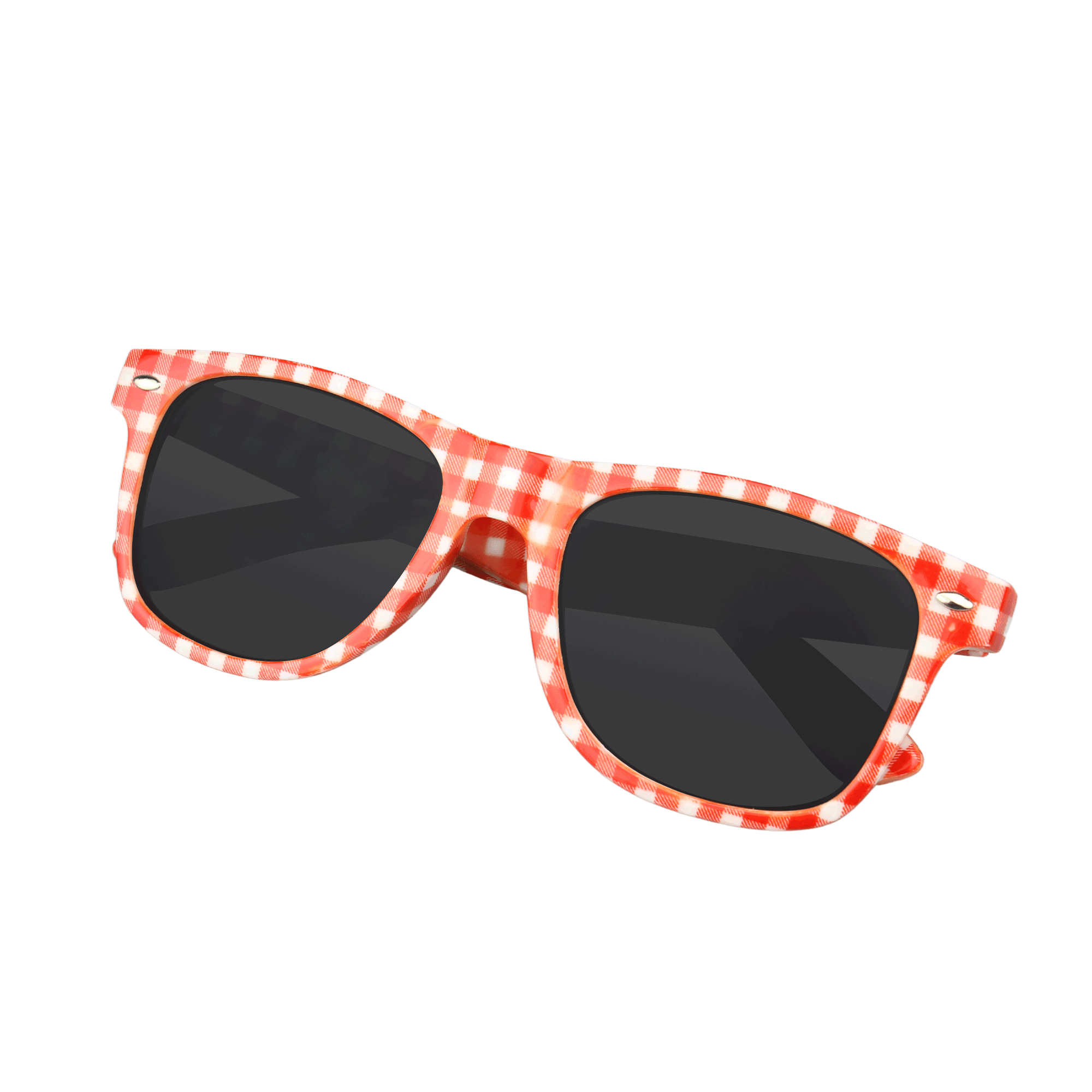 Trachten Brille rot Karo Muster #Farbe_Rot