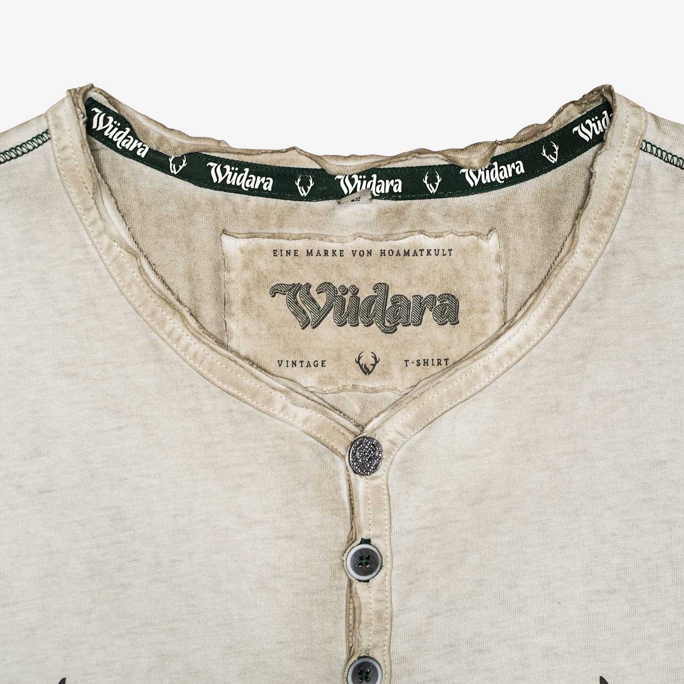 Vintage T-Shirt für Herren Wüdara Kollektion #Farbe_Khaki