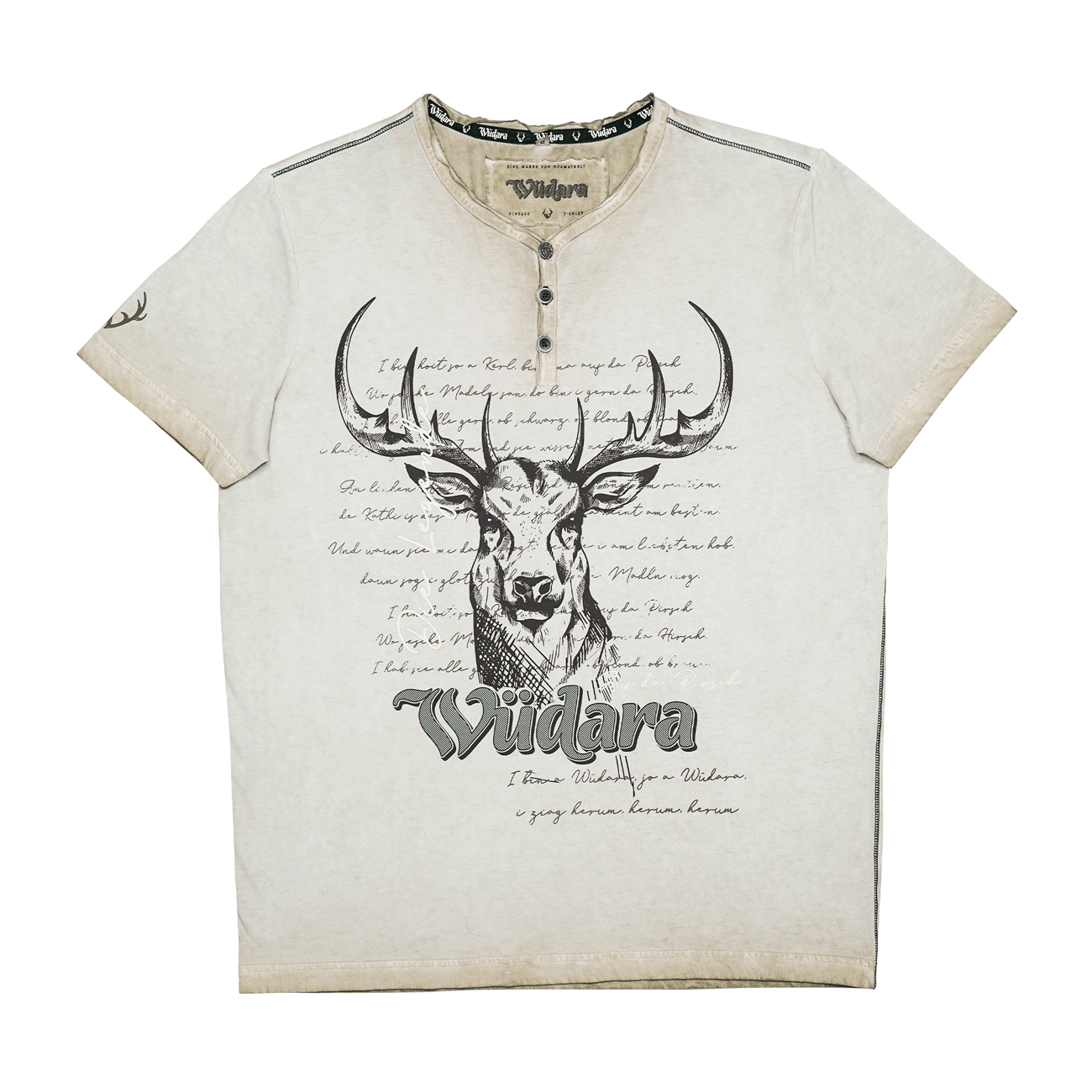 Wüdara T-Shirt Herren beige khaki #Farbe_Khaki