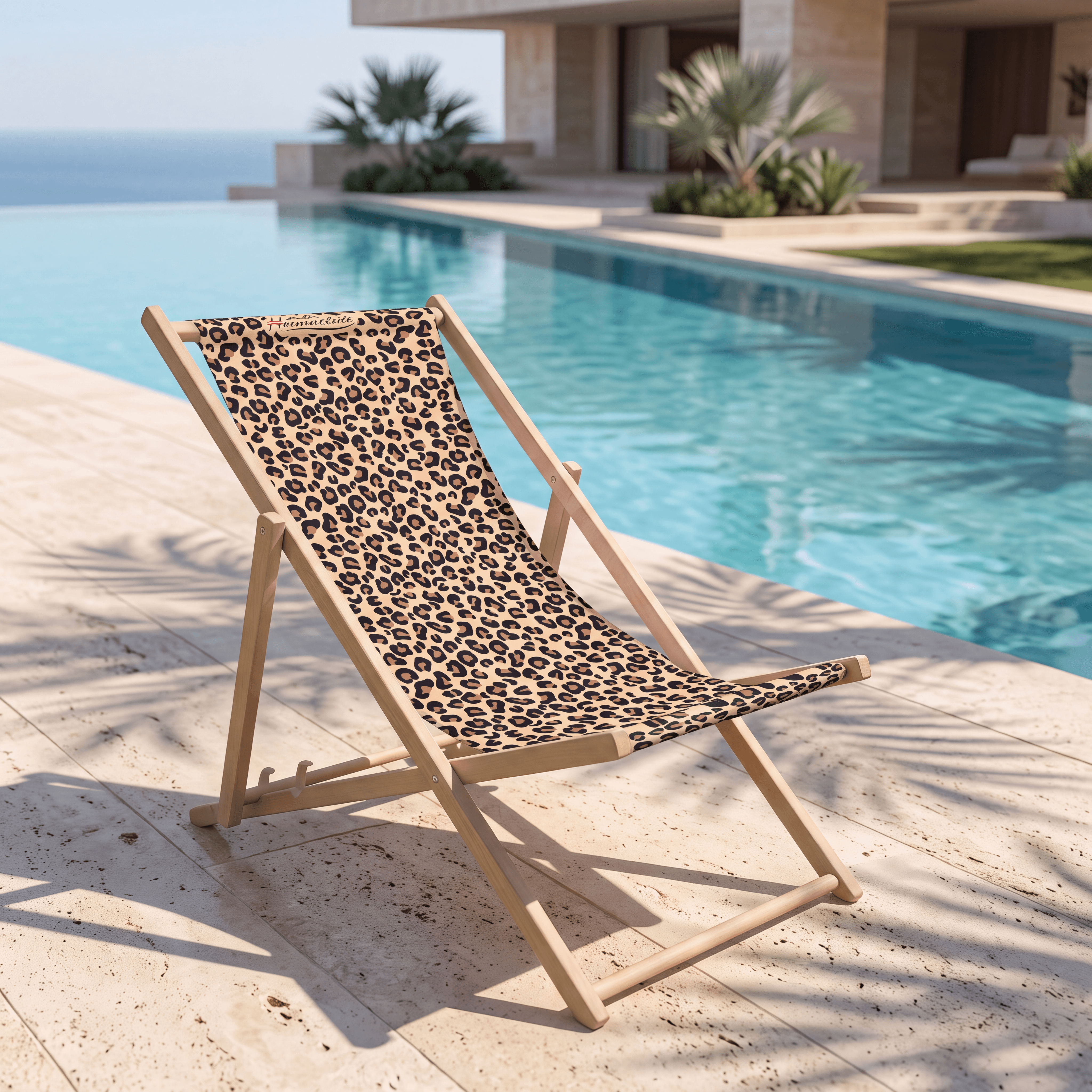 Leo Liegestuhl - Leoparden Trend-Design