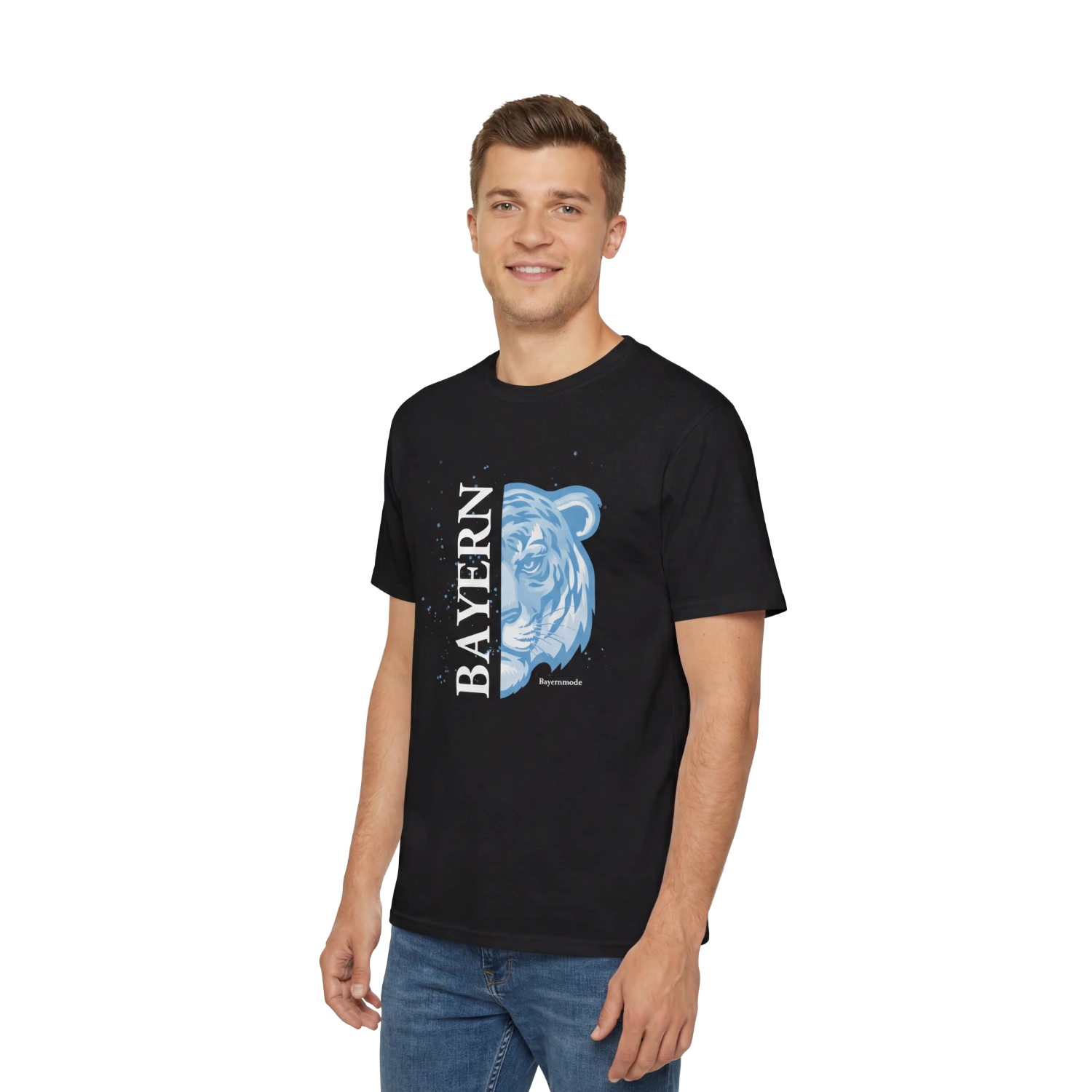 Bayern Löwe T-Shirt schwarz Herren