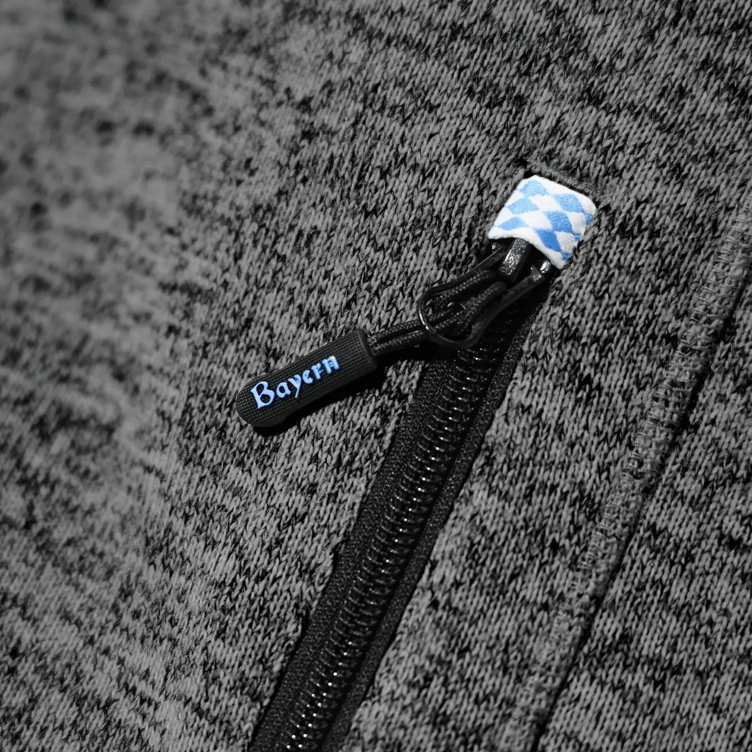 Bayern Reißverschluss Kultgilet #Farbe_Dunkelgrau