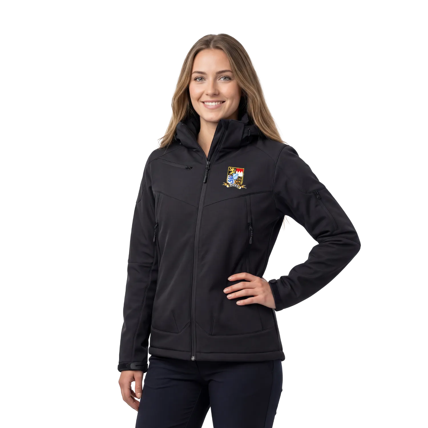 Bayern Skijacke Damen schwarz