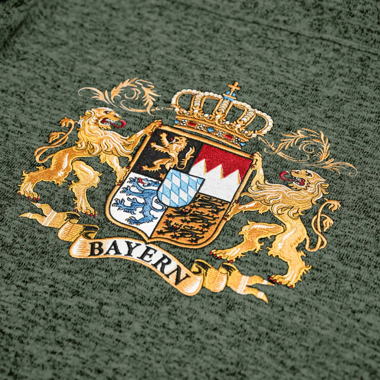 Bayern Stickerei#Farbe_Dunkelgrün