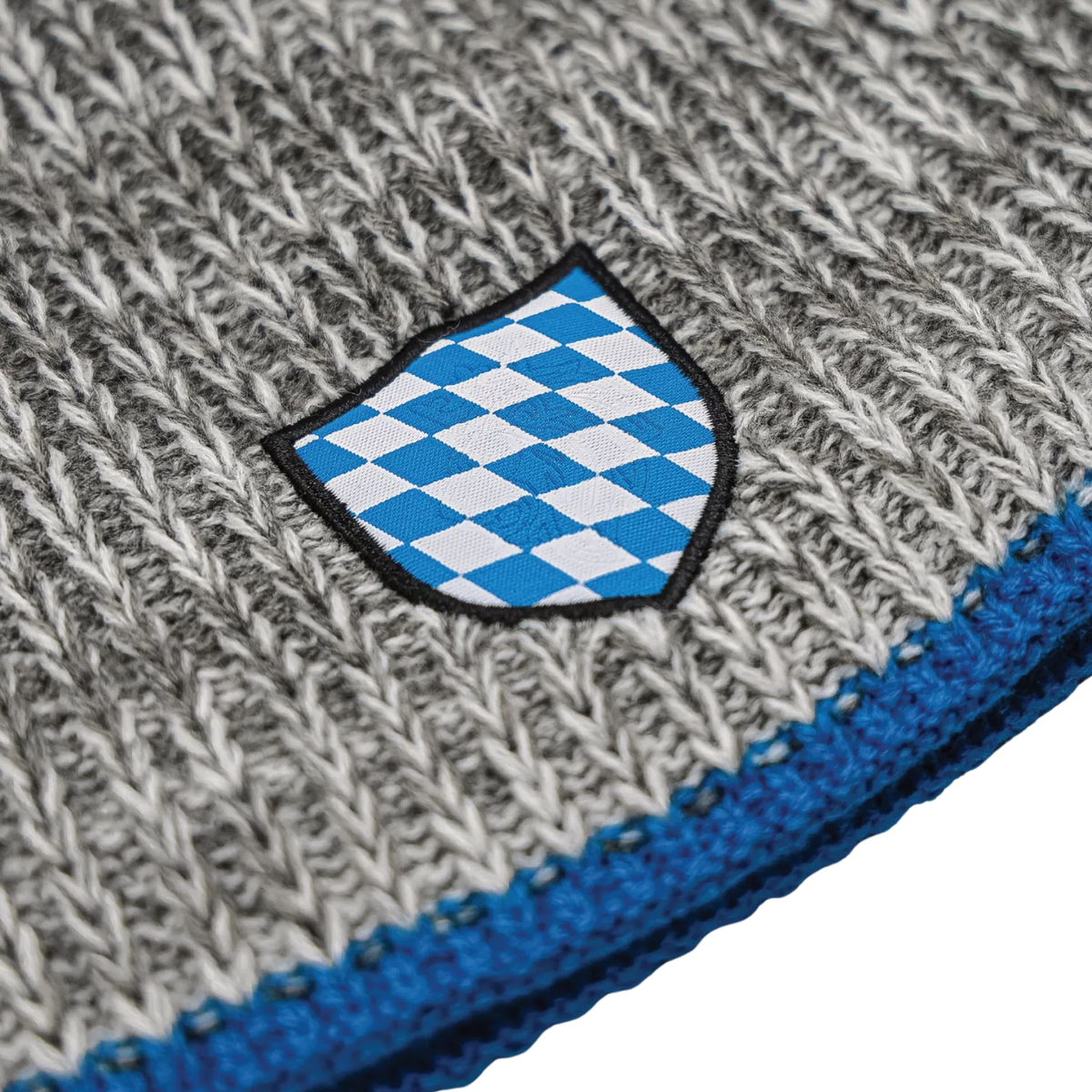 Bayern Wintermütze Grau Blau