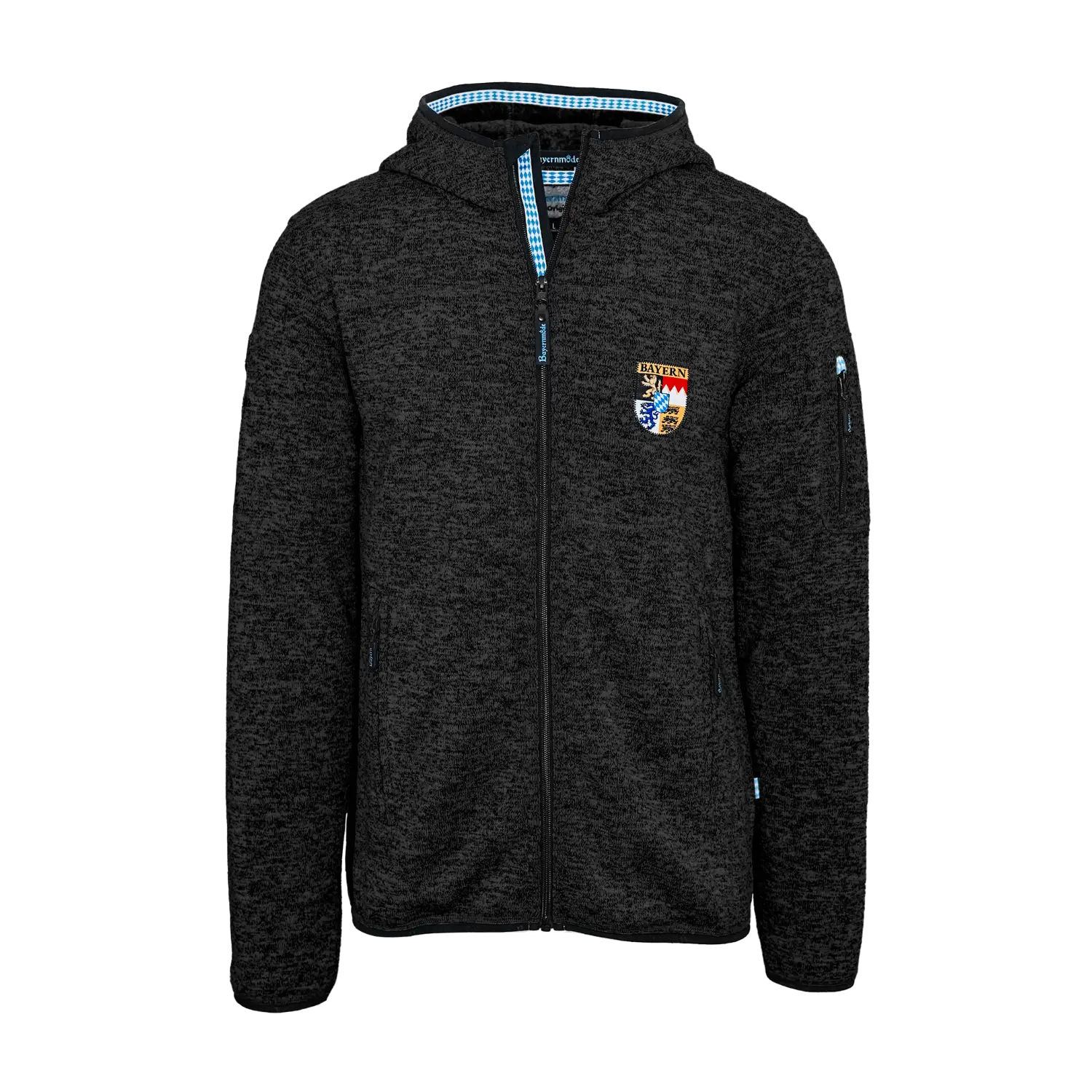 Bayernmode Kultjacke Herren #Farbe_Schwarz