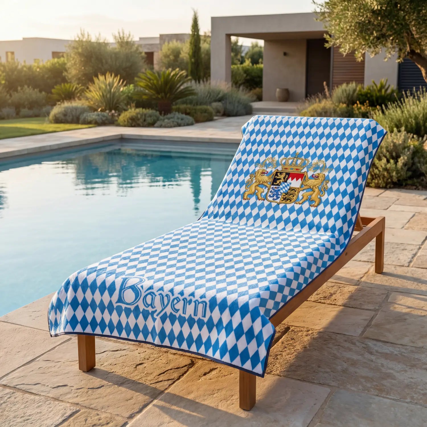 Karo Mikrofaser Badetuch Bayern